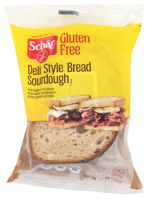 Buy Schar Gluten-Free Sourdough Deli Style Bread, 8.5 oz Sliced Loaf at Walmart.com Schar Gluten Free, Gluten Free Sandwich Bread, Gluten Free Sandwiches, Diet Cookies, Gluten Free Sourdough, Sorghum Flour, Deli Style, Bread Mix, Ancient Grains