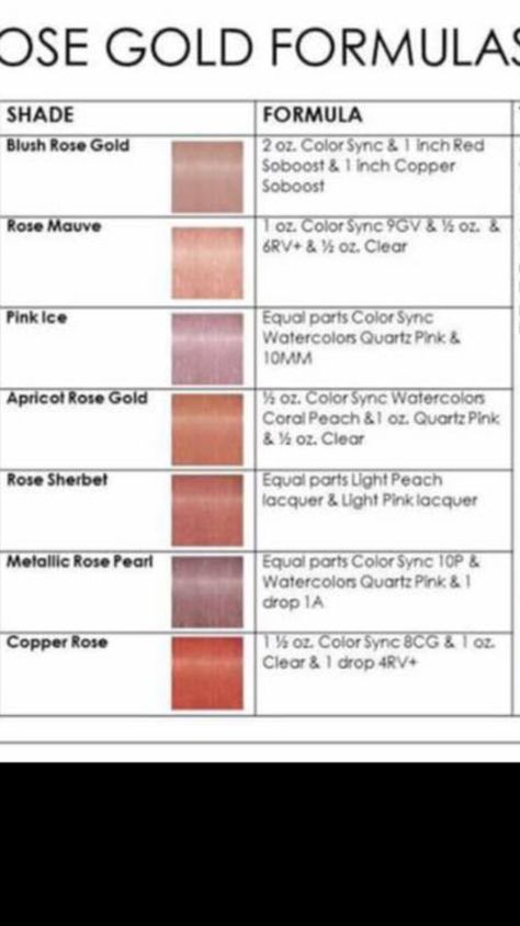 Rose Gold Hair Color Formula, Peach Hair Colors, Hair Color Rose Gold, Coral Watercolor, Color Tips, Peach Hair, Hair Color Inspiration, Hair Color Formulas, Cute Haircuts