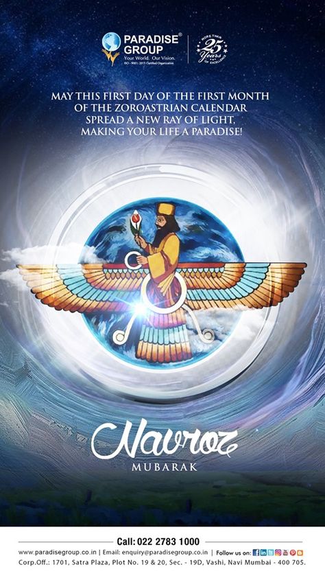 Paradise Group wishes you all Navroz Mubarak  #Navroz #ParsiNewYear #Festival #Celebration #Occasion #Happiness #Zoroastrianism Navroz Mubarak Wishes, Nawroz Mubarak, Navroz Mubarak, Paradise Group, Wishes For Mother, Good Morning Photos, Festival Celebration, Morning Inspirational Quotes, Beautiful Horses