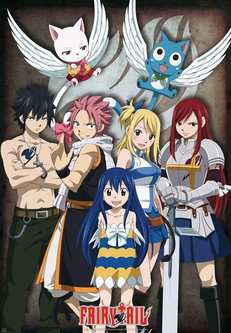 Fairy Tail Poster, Fairy Tail Gray, Fairy Tail Family, Fairy Tail Pictures, Groups Poster, Gray Fullbuster, Anime Fairy Tail, Anime Smile, Fairy Tale Anime