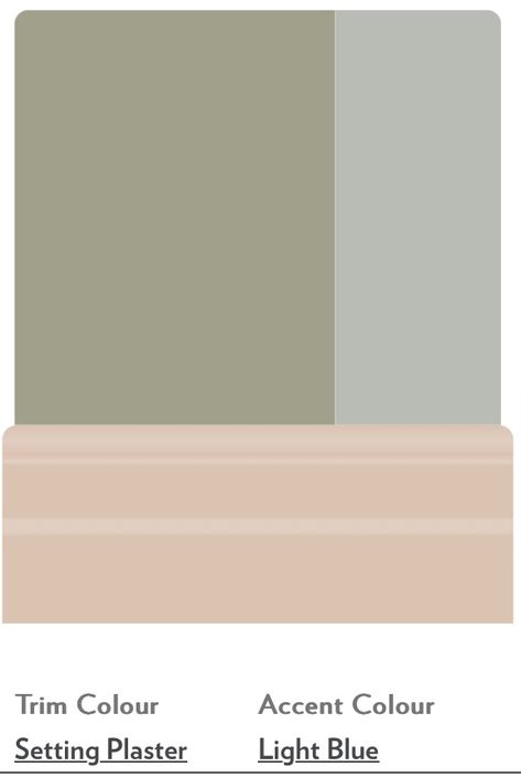 Farrow and Ball - lichen Lichen Farrow And Ball Living Room, Lichen Living Room, Lichen Farrow And Ball Kitchen, Farrow And Ball Lichen Living Room, Bleached Lichen 3 Paint, Lichen Farrow And Ball, Fresh Living Room, Decor Color Palette, Farrow And Ball