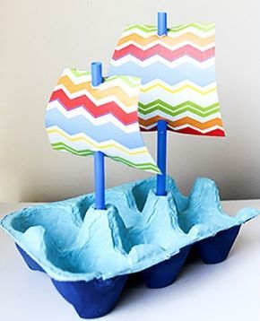 Egg Carton Crafts For Kids, Ocean Theme Crafts, Recycled Crafts Kids, Egg Cartons, Egg Carton Crafts, Spring Crafts For Kids, Egg Crafts, Kraf Diy, Toddler Art