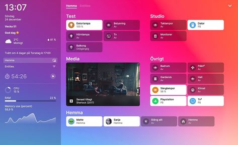 Ha-fusion: A modern, easy-to-use and performant custom Home Assistant dashboard Home Assistant Dashboard, Iot Projects, Home Assistant, Apple Home, Be The Best, Custom Home, Smart Home, Card Sizes, Custom Homes