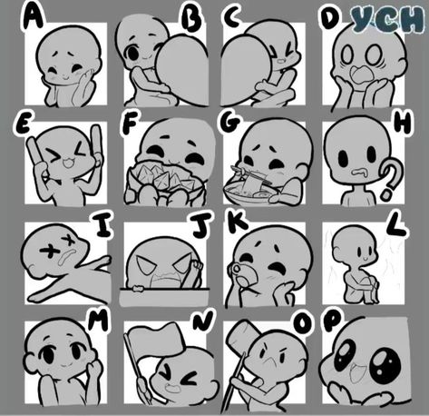 Unleash your inner artist with our Drawing Tutorials & Sketch Ideas for 2024! ✨  Find inspiration for adorable chibi poses and emotes, create custom chibi emoji and headshot bases, design Twitch emotes, and explore gacha expressions.  This pin is your ultimate guide to crafting unique chibi stickers and Twitch emotes. Get started with our handy templates and references! #chibiposes #emotes #chibiart #twitch emotes #gachaexpressions #stickers #drawingtutorial #sketchideas #2024trends #chibiemoji #chibibase #twitchemotes #drawingreferences Chibi Poses Emotes, Chibi Emoji Base, Twitch Emote Reference, Twitch Emotes Ideas Base, Gacha Expressions, Chibi Headshot Base, Chibi Sticker Base, Twitch Emote Template, Twitch Emoji Base