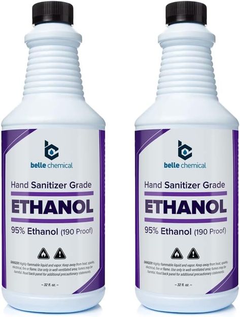 Medical Grade Ethanol - 95% Ethyl Alcohol - for Hand Sanitizer Production - No Fermentation Smell - Does Not Contain Methanol (Ethyl Alcohol - Medical Grade (32oz) (Pack of 2 (64oz)) , https://reviewsstone.com/medical-grade-ethanol-95-ethyl-alcohol-for-hand-sanitizer-production-no-fermentation-smell-does-not-contain-methanol-ethyl-alcohol-medical-grade-32oz-pack-of-2-64oz/ Check more at... Ethyl Alcohol, Hand Sanitizer, Medical, Gifts, Quick Saves