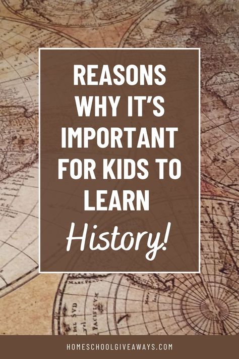 homeschool history How To Learn History Fast, Those Who Do Not Learn From History, Why History Is Important, World History Curriculum High Schools, Learning History, Historical Thinking, Teaching Us History, Homeschooling Curriculum, Learn History