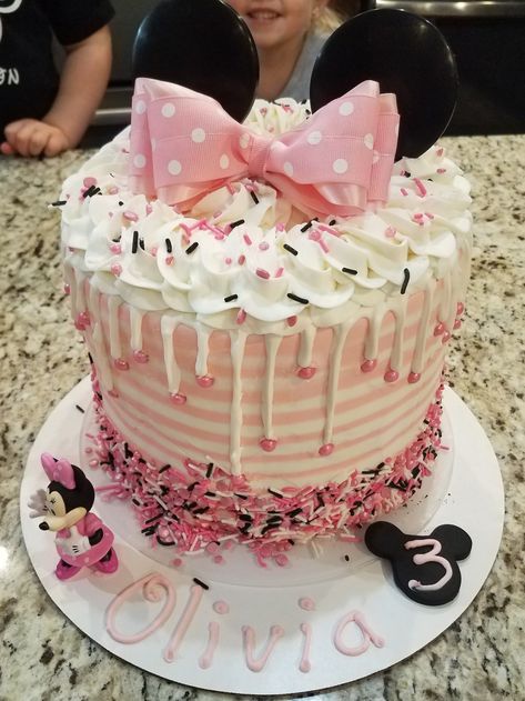 Minnie Mouse Twodles Birthday Cake, Minnie Mouse Drip Cake, Homemade Minnie Mouse Cake, Minnie Mouse Oh Twodles Birthday Cake, Minnie Mouse 3rd Birthday Cake, Minnie Smash Cake, Minnie Mouse Smash Cake 1st Birthdays, Minnie Mouse Birthday Food, Minnie Mouse Sheet Cake