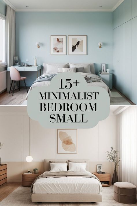 15+ Minimalist Bedroom Ideas for Small Spaces That Inspire

Explore these minimalist bedroom ideas perfect for small spaces that inspire calm and creativity. Enjoy clever storage solutions cozy decor and light colors that make rooms feel bigger. Create a serene oasis with smart furniture choices and simple designs. Perfect for anyone wanting a stylish and peaceful retreat. https://fabricerie.com/minimalist-bedroom-small Small Bedroom With Wardrobe Interior Design, Minimalist Bedroom With Pops Of Color, Simple Minimalist Bedroom, Minimalist Boho Living Room, Minimalist Rooms, Small Bedroom Wardrobe, Minimalist Bedroom Ideas, Peaceful Bedroom, Wardrobe Interior Design