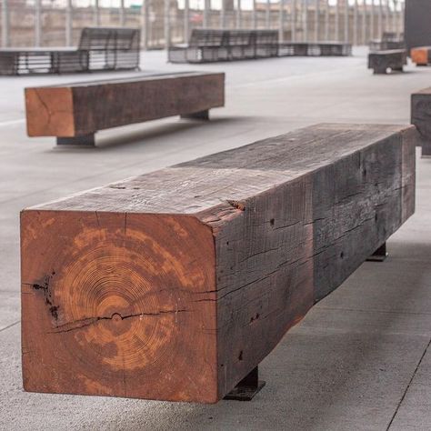 Dumbo Brooklyn, Heart Pine, Market Street, Architectural Salvage, Public Space, Custom Furniture, Reclaimed Wood, Beams, Terrace