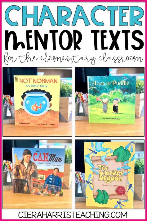 Need some great mentor texts for teaching character and character traits? I've compiled a bunch into one reading list for you. These books are great to help teach reading skills about characters and they make great resources for reading comprehension activities too! These books offer simple ways of teaching a variety of reading skills in a comprehensible way. Click the pin to see all the picture books included! Mentor Text For Story Elements, Character Mentor Texts, Books To Teach Character And Setting, Mentor Texts For Character Traits, Character Change Mentor Text, Mentor Text For Visualizing, Books That Teach Character Traits, Character Traits Mentor Text 3rd Grade, Character Trait Worksheets