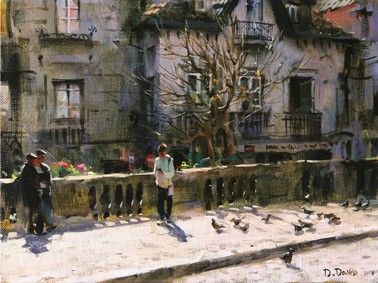 Dmitri Danish Original Oil - Midday Sintra Dmitri Danish, Dmitri Danish Paintings, Featured Artist, Original Oil, Oil On Canvas, The Originals, Drawings