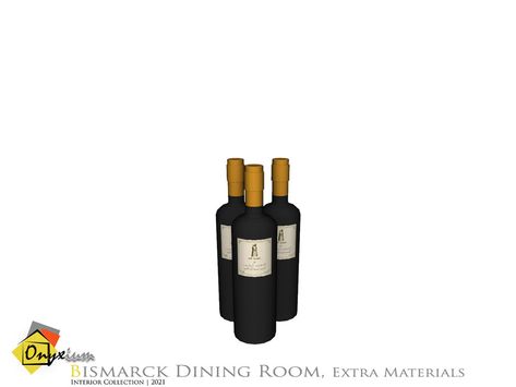 The Sims Resource - Bismarck Wine Bottles Sims 4 Male Clothes, Key Bowl, Sims 4 Clutter, Nightclub Bar, Toothpaste Dispenser, Sims Community, Electronic Art, The Sims4, Wine Making