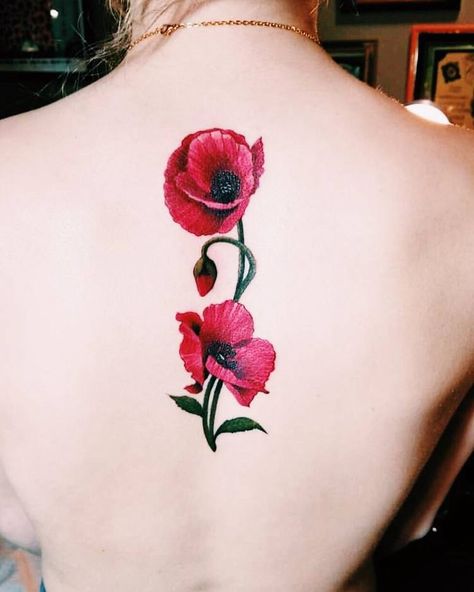 Poppy Tattoo by lisafer.tattooer Poppy Tattoo Meaning, Tattoo Planets, Wildflowers Tattoo, Poppy Flower Tattoo, Tattoo Wallpaper, Dragons Tattoo, Poppy Tattoo, Flower Tattoo Meanings, Poppies Tattoo