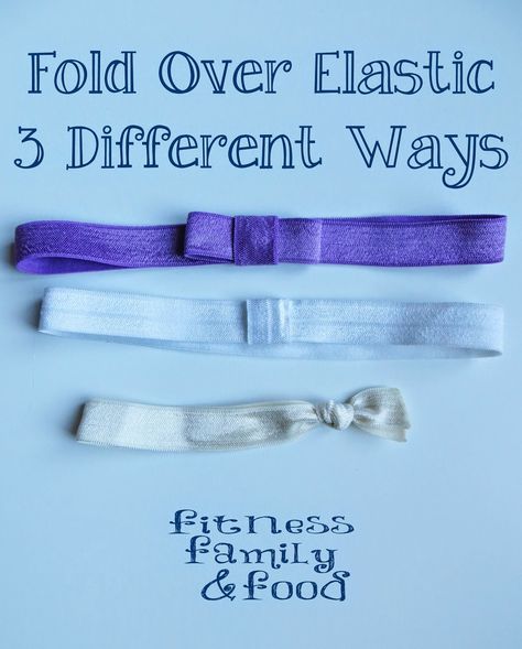 Fold Over Elastic 3 Different Ways Elastic Hair Ties Diy, Diy Hair Elastics, Baby Tylenol, Baby Stella Doll, Hair Ties Diy, Hair Bow Tutorial, Fold Over Elastic, Crochet Bows