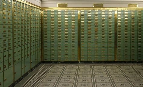 Swiss numbered accounts in Basel Bank Vault, Swiss Bank, Bank Safe, Switzerland Hotels, Safe Deposit Box, Hidden Images, Bank Robbery, Unique Hotels, Design Research