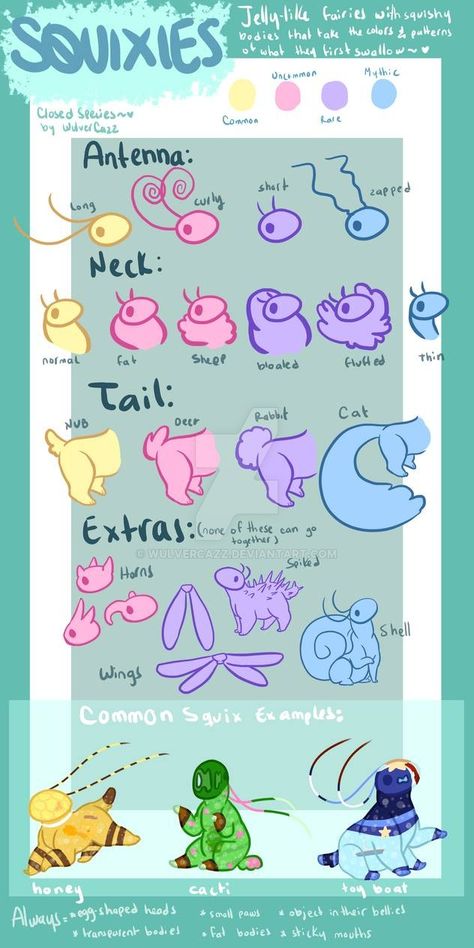 Species Character Design, Made Up Species Drawing, Create A Animal Drawing Challenge, Made Up Animal Species Drawings, Closed Species Traits, Different Species Oc, Animal Art Challenge, Charmies Species, Create An Animal Oc Challenge