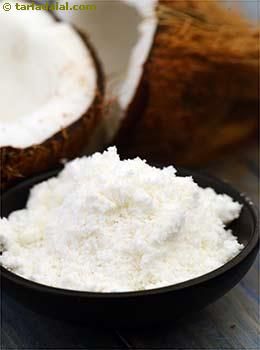 Coconut Milk Powder Glossary | Recipes with Coconut Milk Powder | Tarladalal.com Coconut Milk Powder Recipes, Coconut Powder Recipes, Recipes With Coconut Milk, Recipes With Coconut, Coconut Powder, Make Coconut Milk, Ricotta Recipes, Coconut Milk Recipes, Dry Coconut