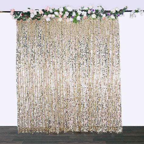 Photography Booth, Sequin Curtains, Pipe And Drape Backdrop, Sequin Backdrop, Curtain Fringe, Bridal Table, Pipe And Drape, Curtain Sizes, Led Fairy Lights