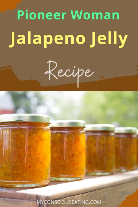 Jalapeño jelly in a glass jar Pineapple Jalapeno Jelly, Jalapeño Pepper Jelly Recipe, Jalapeno Jelly Recipe Canning, Jalapeño Jelly Recipe, Jalapeno Jelly Recipe, Hot Pepper Jelly Recipe, Jalapeño Jelly, Jalapeno Jelly Recipes, Jalapeno Pepper Jelly