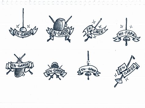 fencing Fencing Tattoo, Tattoo Flash, Fencing, Flash Tattoo, Fence, Tattoo Ideas, Flash, Home Decor Decals, Tattoos