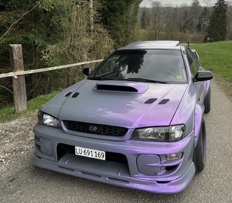 Subaru GC8 | Best jdm cars, Sports cars luxury, Pimped out cars Periwinkle Car, Purple Car Wrap, Car Wrap Colors, Cool Car Wraps, Wrapped Cars, Subaru Gc8, Purple Cars, Purple Car, Best Jdm Cars