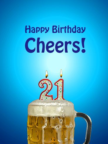 Beer Happy 21st Birthday Card. It's your birthday? Then we will all raise a cold one to celebrate your special and important day! When a person turns 21, they celebrate one of the last big birthday milestones in their lives. To make this special day even better, send this Happy Birthday card to celebrate! The fun message and humorous image will make them laugh and help them enjoy their day! Happy 21st Birthday Funny, Happy 21st Birthday Images, Happy 21st Birthday Son, Happy 21st Birthday Wishes, Happy Birthday Humorous, Happy 21st Birthday Cards, Happy Birthday Friendship, 21st Birthday Wishes, 21st Birthday Quotes