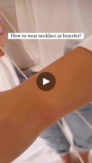 6.1M views · 99K reactions | The idea of converting a necklace into a bracelet. Pt. 2

#macvidsjewels #reels #jewelryreels #bracelethack #braceletlover #necklacehack #necklacelover #kkwoamy #trendingreels #jewelrybusiness #jewelry #jewelryinlagos #jewelrylover | Macvids Jewels. | Akon · Beautiful Necklace As A Bracelet, How To Wear A Necklace As A Bracelet, Necklace Into Bracelet, Jewelry Hacks, Jewelry Tips, Easy Jewelry, Beading Jewelry, Wear Necklaces, Handmade Wire Jewelry