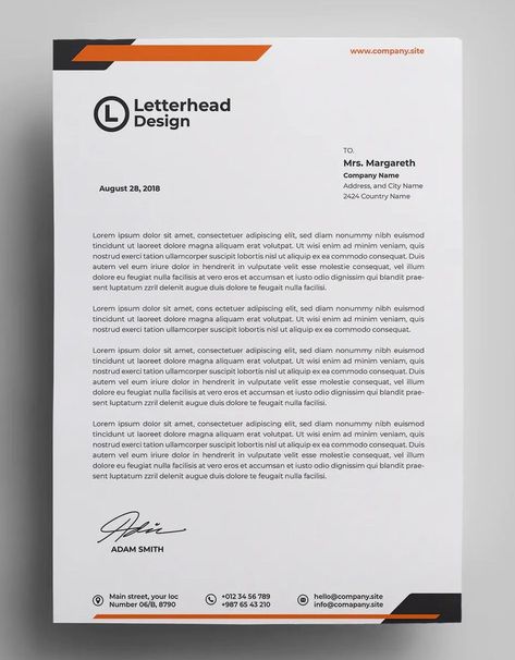 Header Document Design, Letterhead Template Design, Minimalist Letterhead Design, Document Header Design, Letter Headed Paper Design, Professional Letter Head Design, Company Paper Design, Minimalist Letterhead, Letterhead Design Branding