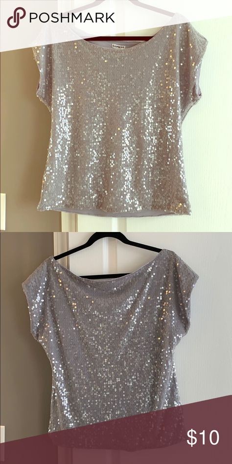 Sequence Top Design, Shimmer Tops For Women, Shimmer Top Outfit, Sequence Top Outfit, Denim And Diamonds Party Outfit, Warm Sweaters Outfits, Sequins Top Outfit, Sparkly Blouse, Glittery Top