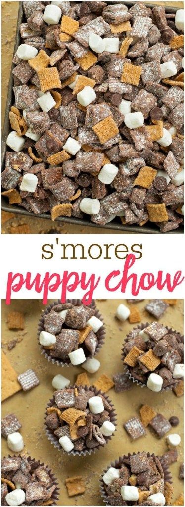 24 Snack Mix Recipes For Any & Every Party | Chief Health Smores Desserts, Smores Bar, Golden Grahams, Best Treats, Puppy Chow Recipes, Chex Mix Recipes, Muddy Buddies, Snack Mix Recipes, Tater Tots