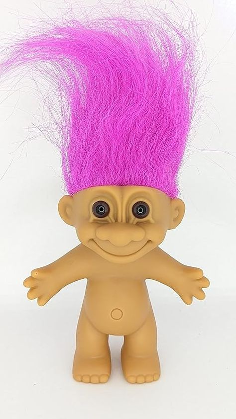 Amazon.com: Troll Doll Pink Purple Hair Vintage Retro 5 inches : Toys & Games Troll Dolls Vintage, Pink Purple Hair, Troll Doll, Troll Dolls, Vintage Hairstyles, Purple Hair, Christmas Presents, Pink Purple, Toys Games