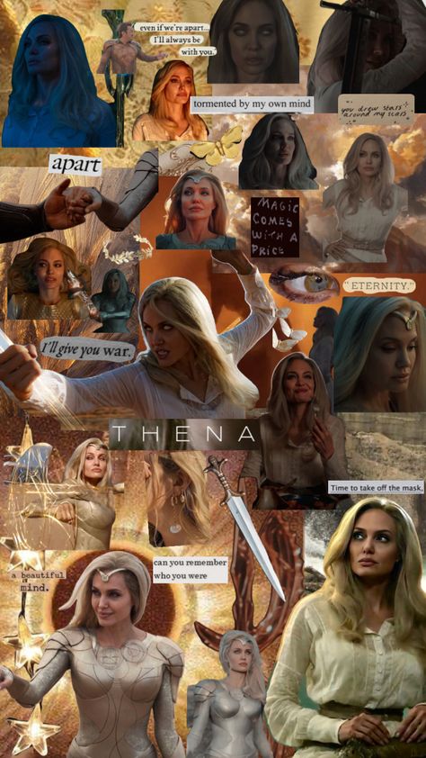 Thena Eternals Wallpaper, Thena Eternals, Wonder Woman Aesthetic, Imagenes Aesthetic, Sci Fi Girl, Woman Aesthetic, Phase 4, Girls Characters, Angelina Jolie