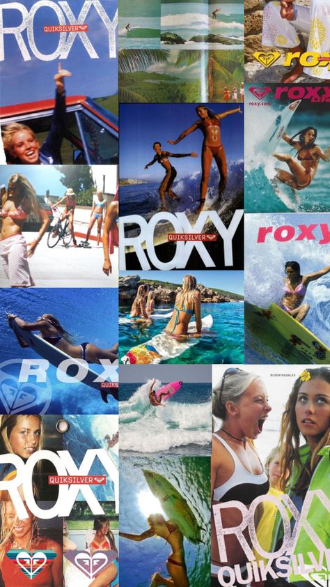 will forever be jealous of roxy girls #surf #surferaesthetic #surfergirl #roxy #bluecrush #vintage #90saesthetic #wallpaper #background Surfer Aesthetic, Surf Aesthetic, Surf Poster, 90’s Aesthetic, Roxy Girls, Blue Crush, Beach Posters, Vintage Surf, Leaf Background