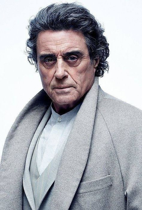 Ian Mcshane, Male Movie Stars, Uk Actors, Young Johnny Depp, Actors Male, American Gods, Man Photography, Image Bank, Aesthetic People