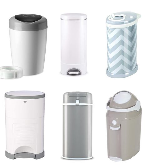 Nursery Trash Can, Diaper Pail Nursery, Diaper Trash Can, Amelie Room, Diaper Pails, Cottage Nursery, Registry Ideas, Diaper Changing Station, Reusable Diapers