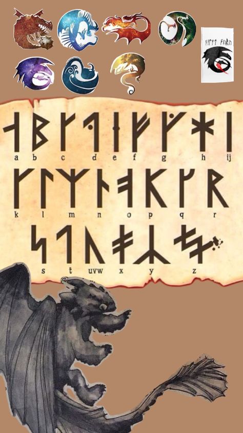 Httyd Alphabet, Rune Alphabet, Httyd, Runes, Alphabet, Quick Saves