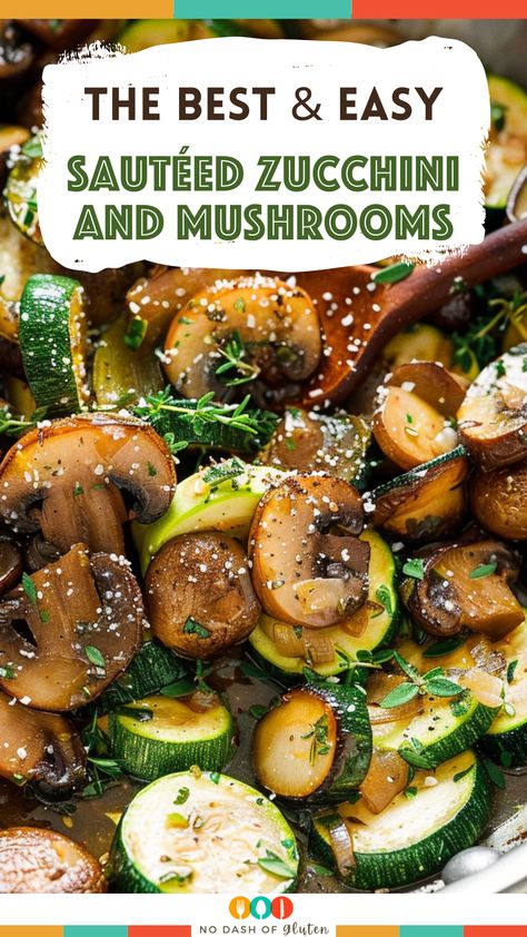 Sautéed Zucchini And Mushrooms, Zucchini And Mushroom Recipes, Zucchini And Squash Recipes, Mushroom Zucchini Recipe, Roasted Zucchini Recipes, Zucchini Side Dish Recipes, Zucchini And Mushrooms, Best Spaghetti Recipe, Zucchini Vegetable