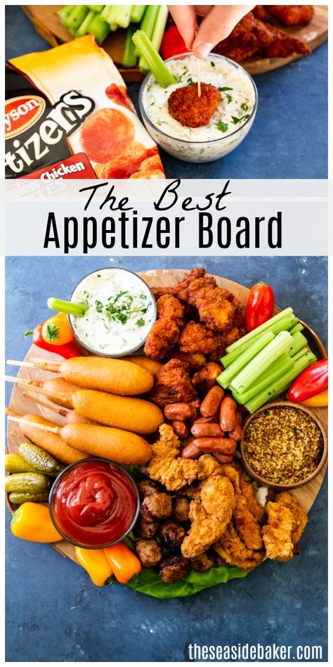 Fun Finger Foods, Boneless Chicken Bites, Pineapple Meatballs, Crispy Chicken Strips, Food On A Stick, Party Food Bars, Homemade Ranch Dip, Appetizer Board, Best Appetizer