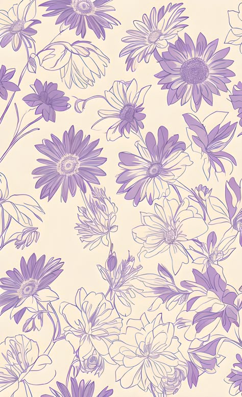 Purple Pattern Wallpaper, Textile Prints Design, Simple Iphone Wallpaper, Pretty Backgrounds, Cute Patterns Wallpaper, Pretty Wallpaper Iphone, Iphone Background Wallpaper, Purple Wallpaper, Cute Wallpaper Backgrounds