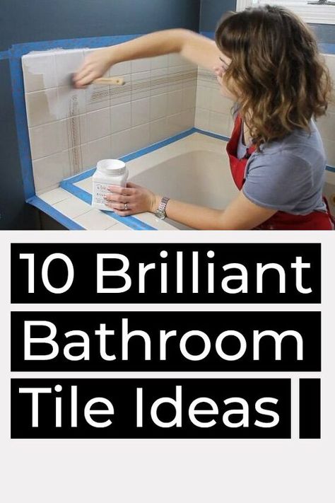 Find out how you can transform your bathroom with some of the best DIY tile tips. Check out our top bathroom tile ideas for walls, showers, floors, and more. #DIY #bathroom #tile Old Bathroom Tile Makeover, Diy Bathroom Floor, Diy Bathroom Tile, Bathroom Tile Diy, Ideas For Walls, Subway Tile Showers, Bathroom Makeovers, Shower Wall Tile, Old Bathroom