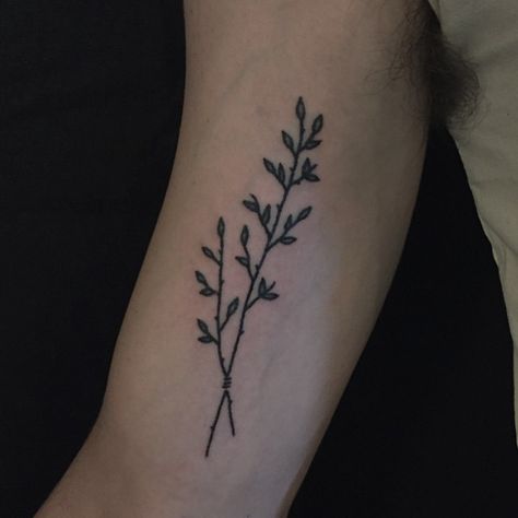 Forsythia Tattoo, Miso Tattoo, Beginner Tattoos, Branch Tattoo, Small Tattoos With Meaning, Small Tattoos Simple, Cute Little Tattoos, Small Tattoos For Guys, Free Tattoo