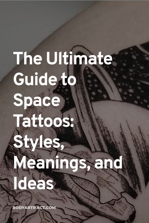 We've collected the best space tattoos to help inspire your next piece of ink. Space Themed Tattoos Men, Astro Physics Tattoo, Unique Space Tattoos, Space And Time Tattoo, Space Time Tattoo, Space Tattoos Men, Time And Space Tattoo, Space Related Tattoos, Space Theme Tattoo