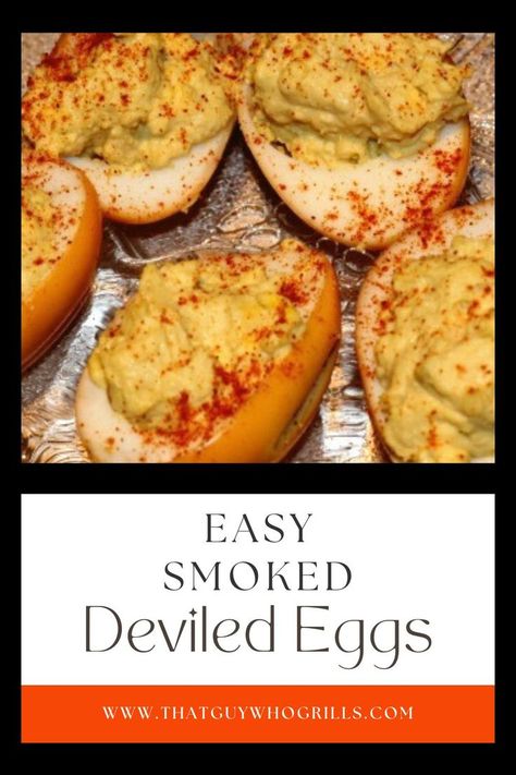 Smoked deviled eggs sprinkled with paprika Smoked Deviled Eggs Recipe, Smoked Eggs, Smoked Deviled Eggs, Bean And Vegetable Soup, Peeling Hard Boiled Eggs, Turkey Soup Recipe, Potato Recipes Side Dishes, Dinner Prep, Deviled Eggs Recipe