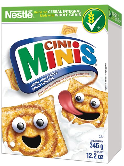 Cini Minis Mini Wheats, Choco Chocolate, Cinnamon Breakfast, Whole Grain Cereals, Sugar Frosting, Cereal Bars, Chocolate Brands, Breakfast Cereal, Sliced Almonds