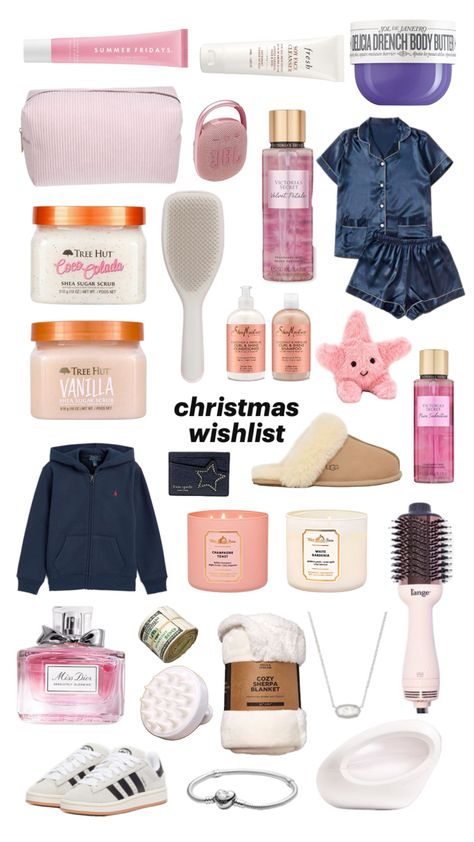 Christmas Wishlist Collage, Christmas List Collage, 2024 Christmas Wishlist, That Girl Christmas List, It Girl Christmas List, Christmas List Ideas 2024, Wishlist Ideas For Teens, 2024 Christmas List, Things To Add To Your Christmas List