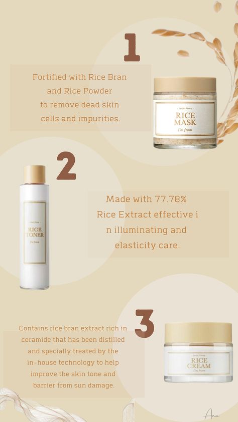 Trabsfrom your skin, with South Korea's famous Skincare, and achieve that youthful skin links: [I'M FROM] Rice Mask https://amzn.to/3zjb6qY [I'm from] Rice Cream https://amzn.to/3JYOFMO [I'm From] Rice Toner https://amzn.to/40KGpqZ Im From Skincare, Rice Cream For Skin, I'm From Skincare, I’m From Skincare, Rice Cream For Face, Rice Skin Care, Korean Skincare For Textured Skin, Rice Moisturizer, Top Korean Skincare Products