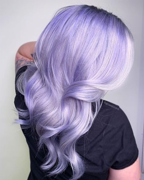 Light Purple Hair Dye, Lavender Hair Dye, Guy Tang Hair, Purple Blonde Hair, Box Hair Dye, Lavender Hair Colors, Light Purple Hair, Dark Purple Hair, Grey Hair Transformation