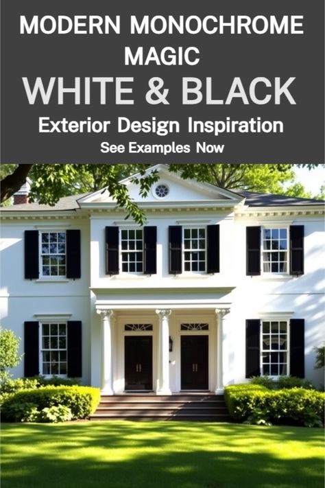 White House Black Trim Exterior White House Black Trim Exterior, Black Trim Exterior, Houses With Black Trim, White Houses With Black Trim, White House With Black Trim, House Black Trim, House With Black Trim, White House Black Trim, Black Leather Couch