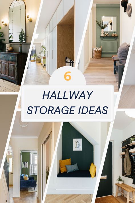 Your hallway is guests' first impression of your home, so you don’t want the space full of clutter. And so behold our hallway storage ideas! Because after all, a tidy home is a happy home 😊 Tired of shoes and coats taking over your space? Our designers can tailor design solutions to suit your home and needs perfectly! Click the link to read the full blog ❤️ #MyBespokeRoom #WowWorthyHome #WisdomWednesday #hallwaystorage #hallwayideas Entrance Hallway Shoe Storage, Large Hallway Storage Ideas, Hallway Ideas With Shoe Storage, Clever Hallway Storage Ideas, Narrow Hallway Ideas Storage, Coat Shoe Storage Entrance, Shoes And Coat Storage, Coat Storage Hallway, Hallway Cupboard Storage