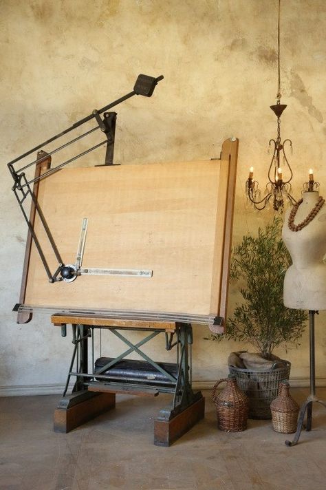 Antique Drafting Table, Wood Drafting Table, Industrial Drafting Tables, Vintage Drafting Table, Drafting Tables, Drawing Desk, Drafting Table, Drawing Table, Industrial Living